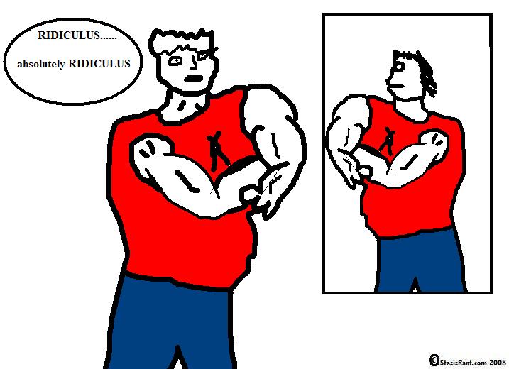 <ridiculus douche at the gym>